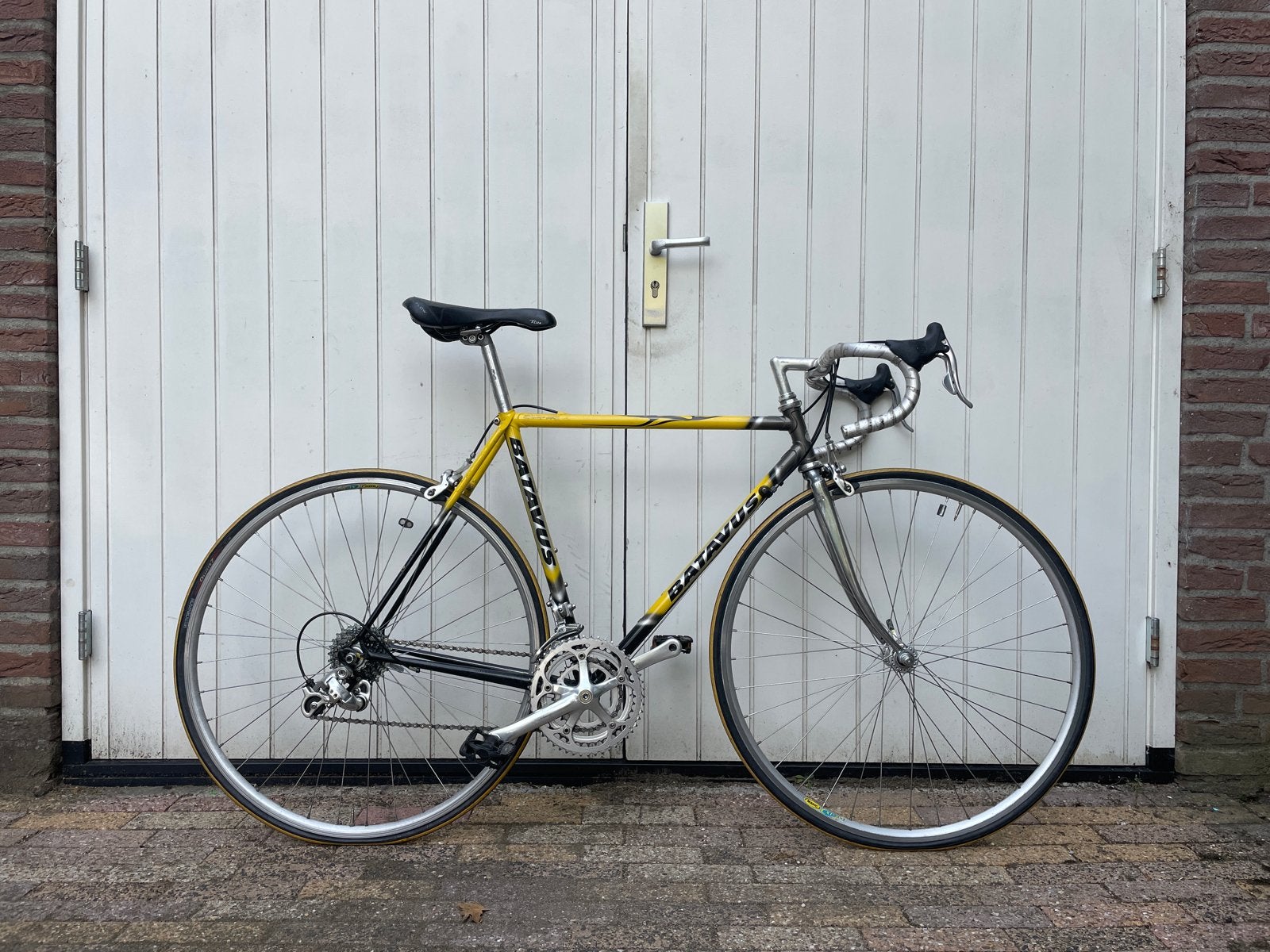 Klassieke Batavus stalen racefiets, Compagnole afgemonteerd!, Ophalen, 28 inch, Gebruikt, Staal