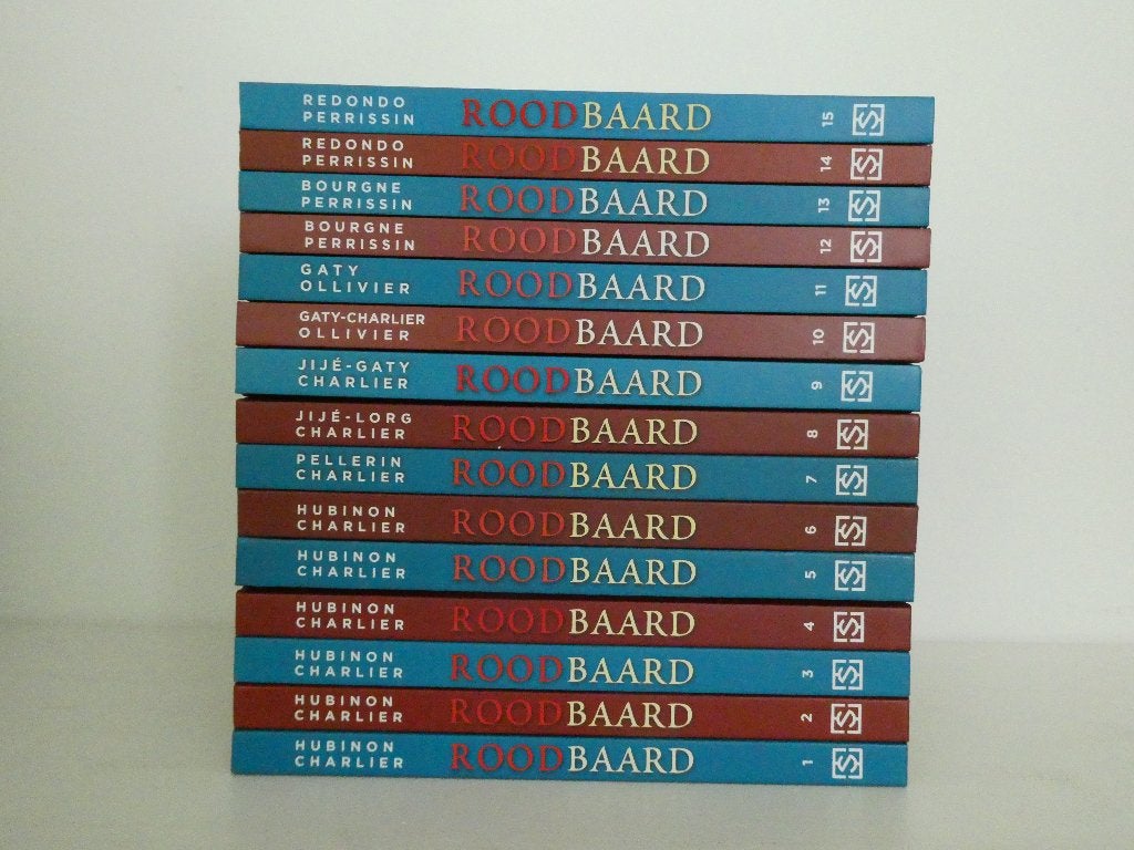 Roodbaard ~ Complete serie Integrale hardcovers 1 t/m 15, Complete serie of reeks, Ophalen of Verzenden, Zo goed als nieuw, Hubinon, Victor, Thos, Yves