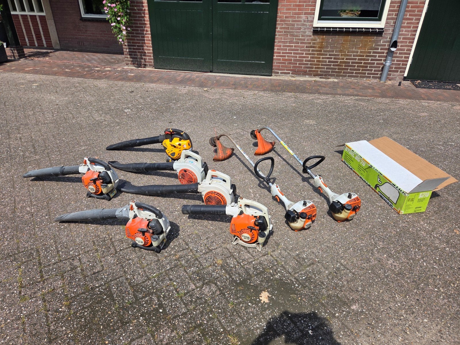 Stihl partij machines. Bladblazers trimmers, Ophalen, Gebruikt