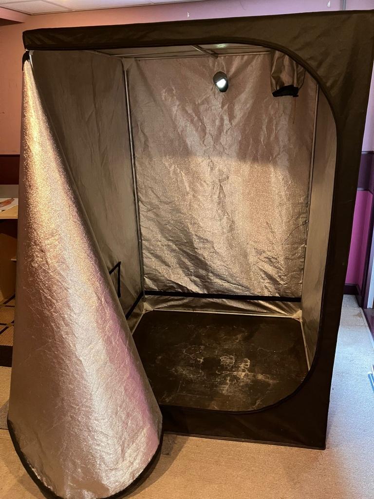 Kweektent 120x120x180 cm / grow tent compleet met toebehoren, Ophalen, Gebruikt, Kweektent