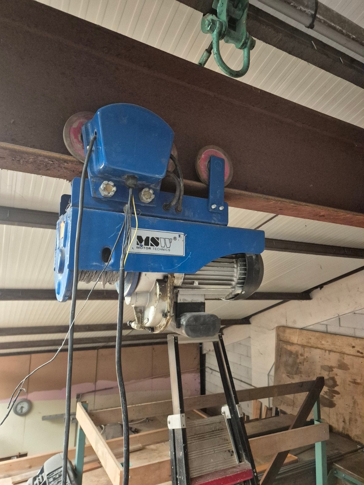MSW Motor Technics Procat 1200 Elektrische Takel, Ophalen of Verzenden, Gebruikt, Elektrisch