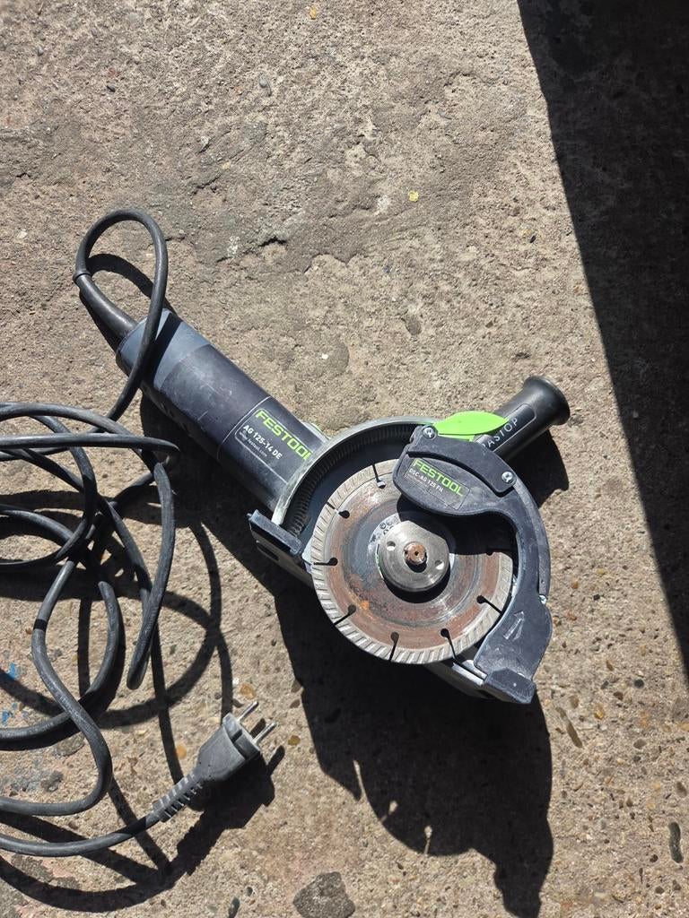 Festool tegelslijper. AG125-14DE, Ophalen of Verzenden, Zo goed als nieuw, Minder dan 700 watt, Haakse handslijpmachine
