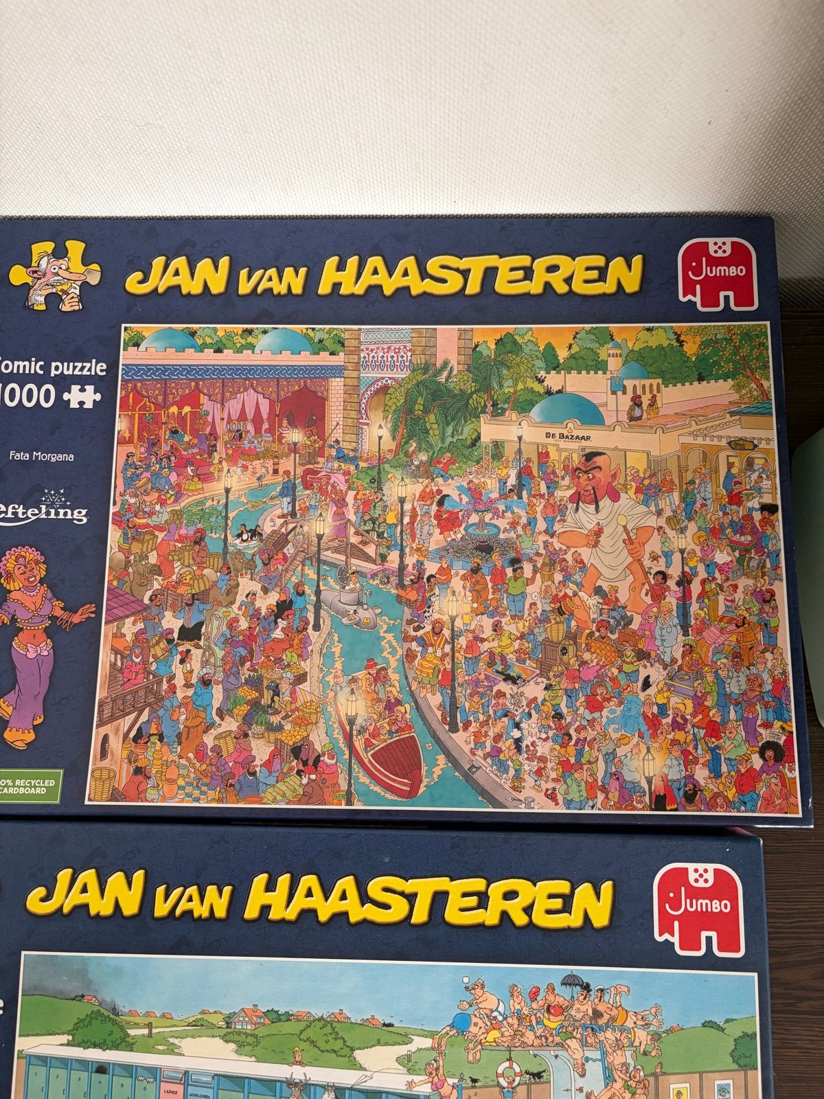 Jan van Haasteren Fata Morgana 1000 stukjes legpuzzel, Ophalen, 500 t/m 1500 stukjes, Gebruikt, Legpuzzel