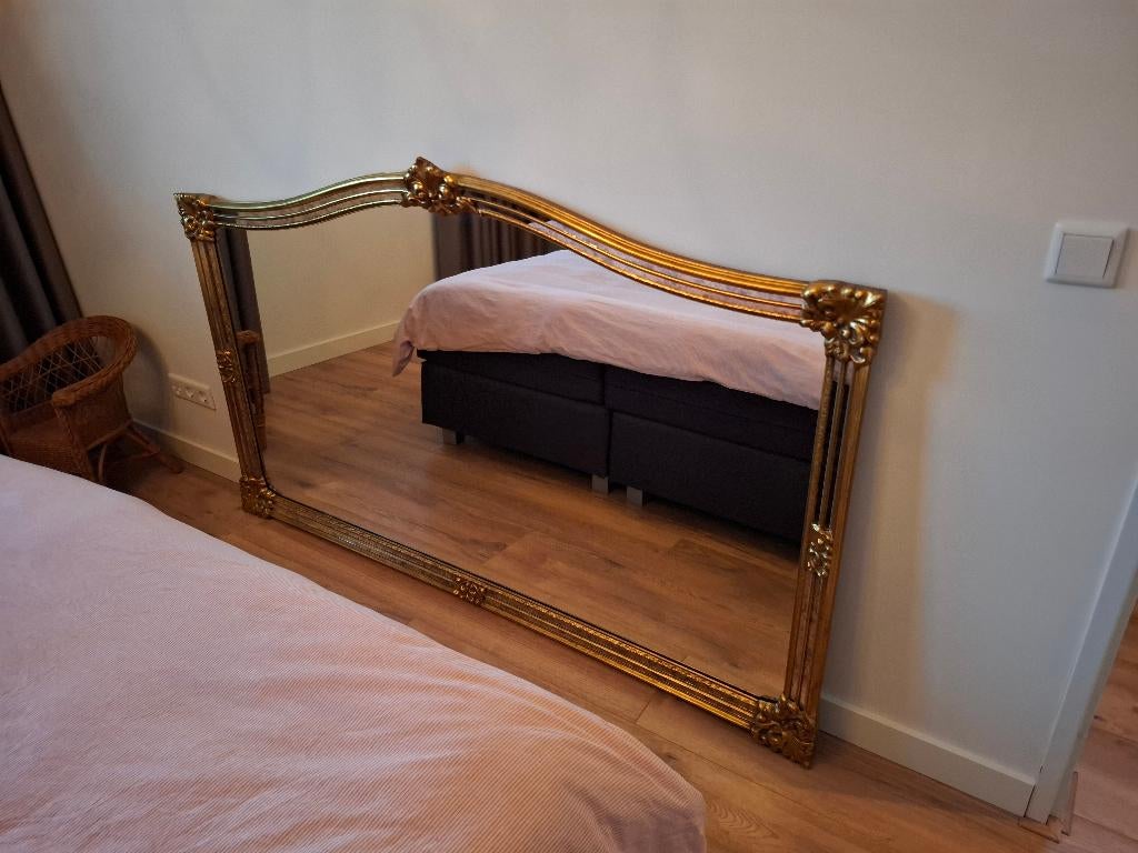 Te koop halspiegel, Huis en Inrichting, Ophalen, 100 tot 150 cm, 125 cm of meer, Zo goed als nieuw