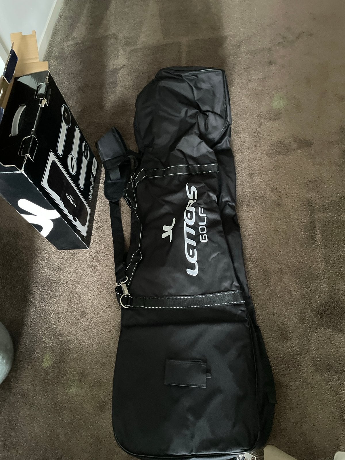 Nieuw Letters Golf reistas tas travelbag bag voor golfclubs, Sport en Fitness, Ophalen of Verzenden, Nieuw, Tas, Overige merken