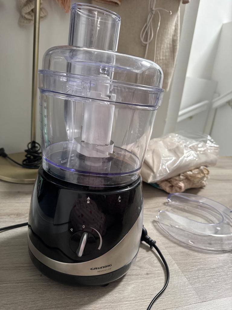 Grundig Keukenmachine - Krachtige Foodprocessor 650W, Witgoed en Apparatuur, 1 tot 2 liter, Ophalen, Nieuw, 3 snelheden of meer