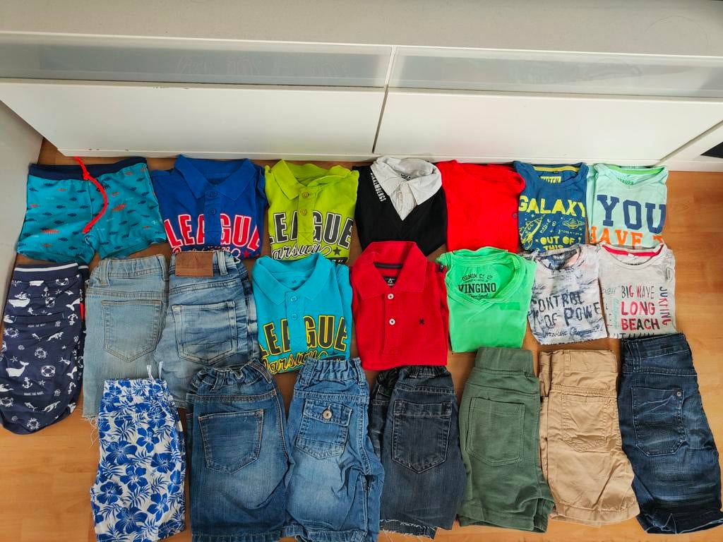 Zo goed als nieuw groot jongens merkkleding zomer pakket, Ophalen of Verzenden, Zo goed als nieuw, Maat 92