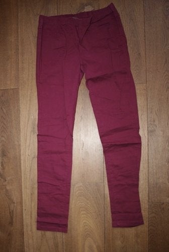 Bordeaux Rode Tregging Pieces (L-XL), Maat 42/44 (L), Ophalen of Verzenden, Lang, Gedragen
