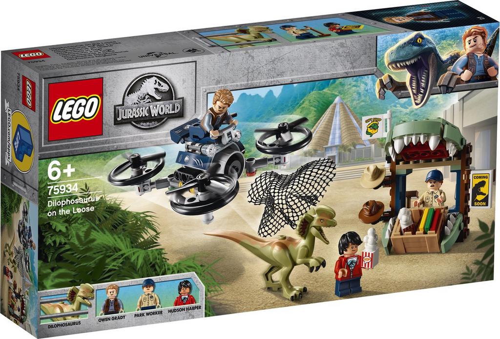 LEGO Jurassic World 🦖 Dilophosaurus Escape 75934 - NIEUW!, Jurassic World, Lego, Nieuw, Ophalen of Verzenden