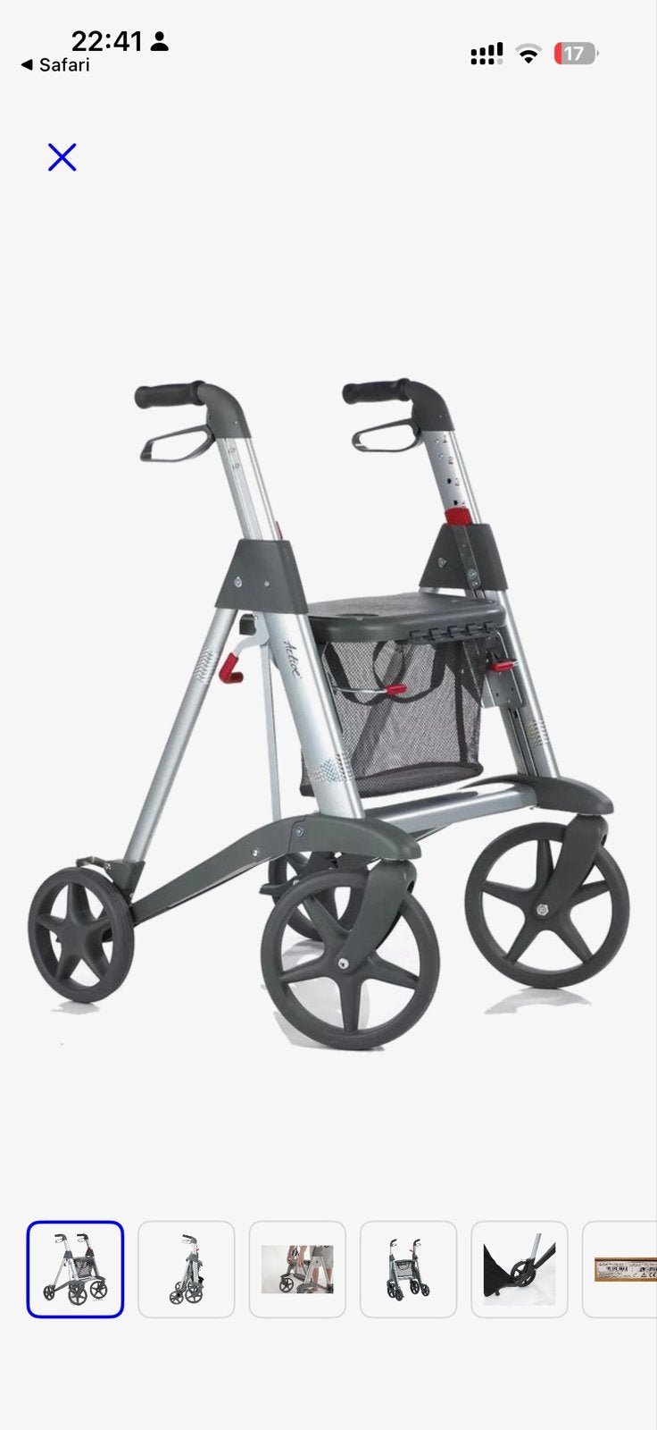 EasyLiving - Active Rollator - Lichtgewicht en opvouwbaar, Diversen, Rollators, Ophalen, Lichtgewicht, Gebruikt