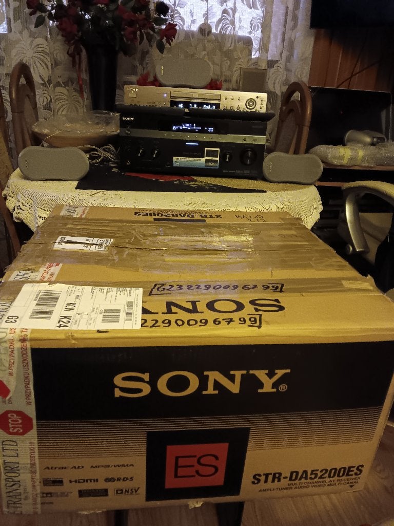 Sony str-da5200es remote box, Audio, Tv en Foto, Versterkers en Receivers, Verzenden, Zo goed als nieuw, Sony, 120 watt of meer