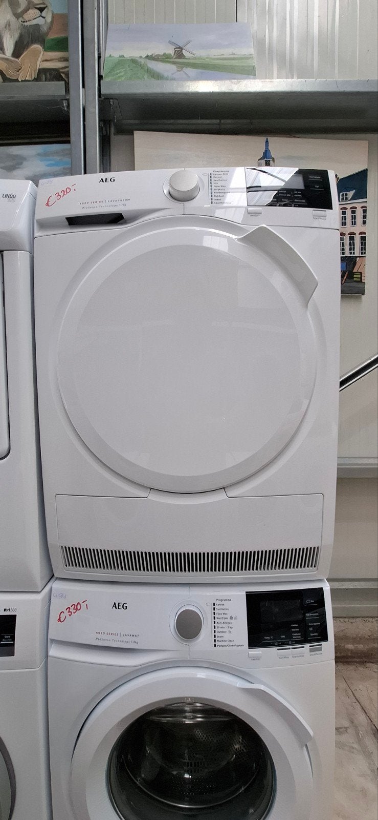 AEG 6000 series condensdroger, 6 maand garantie 4183, Witgoed en Apparatuur, Wasdrogers, Ophalen, 6 tot 8 kg, Minder dan 85 cm