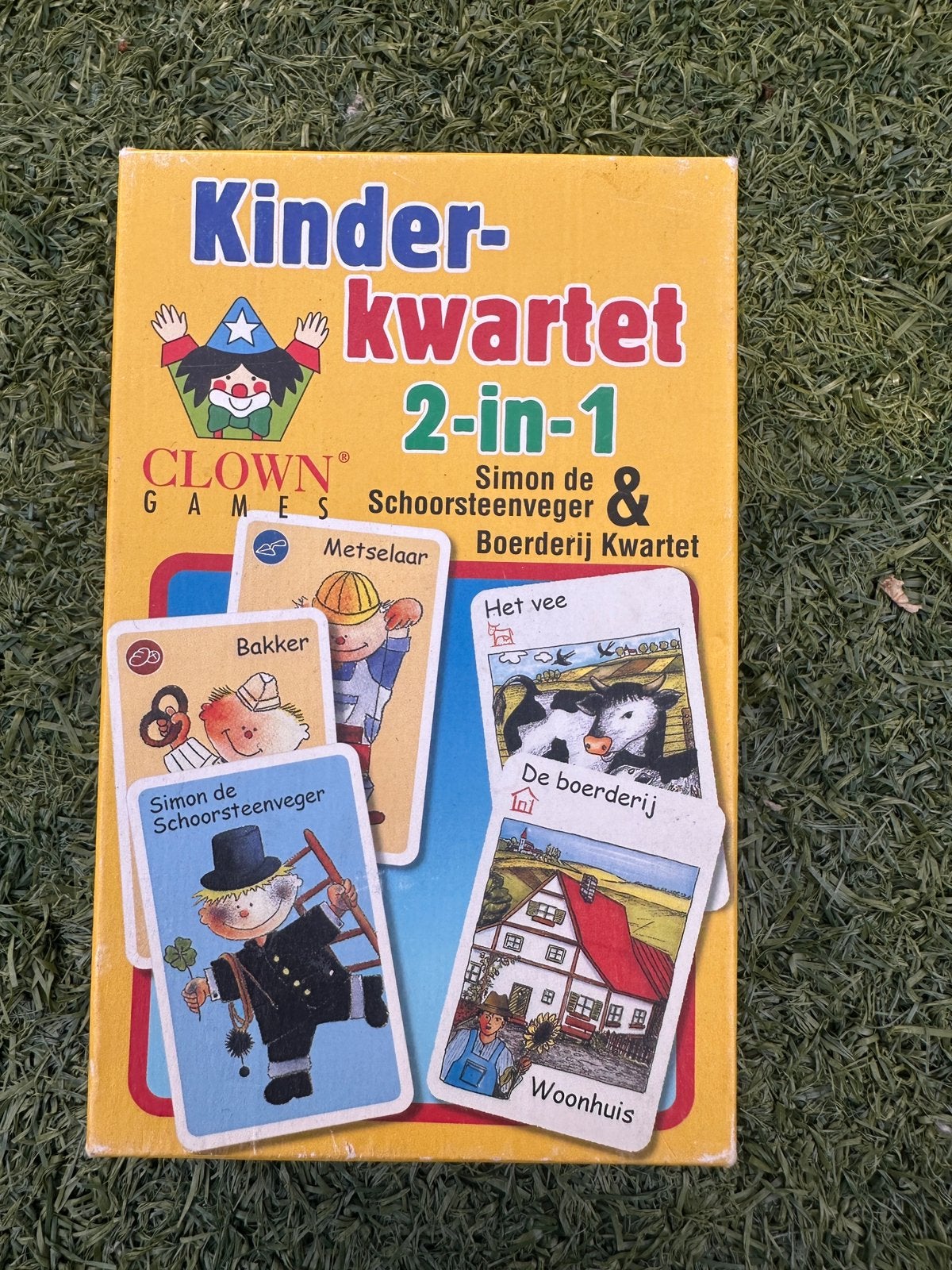 kinderkaartspel Kinderkwartet 2-in-1, Boerderijkwartet en.., Ophalen, Nieuw, Kwartet(ten)