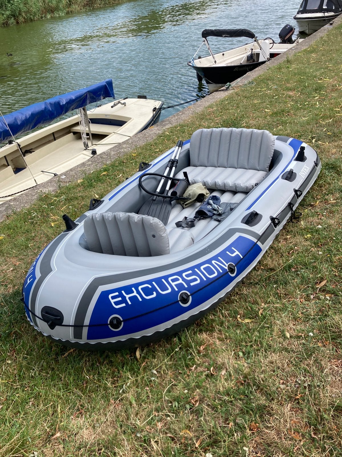 Rubberboot Excursion 4 Intex m, Ophalen, Overige typen, Twee personen, Gebruikt