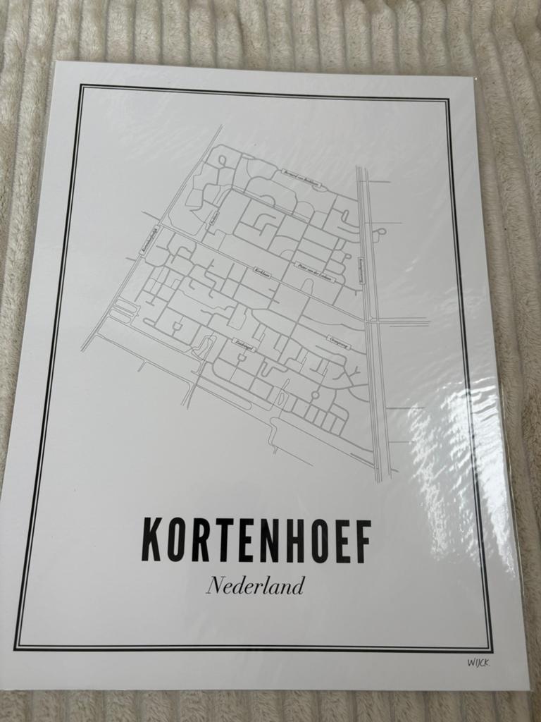 Wijck Kortenhoef, Ophalen of Verzenden, Nieuw, Minder dan 50 cm, Foto of Poster