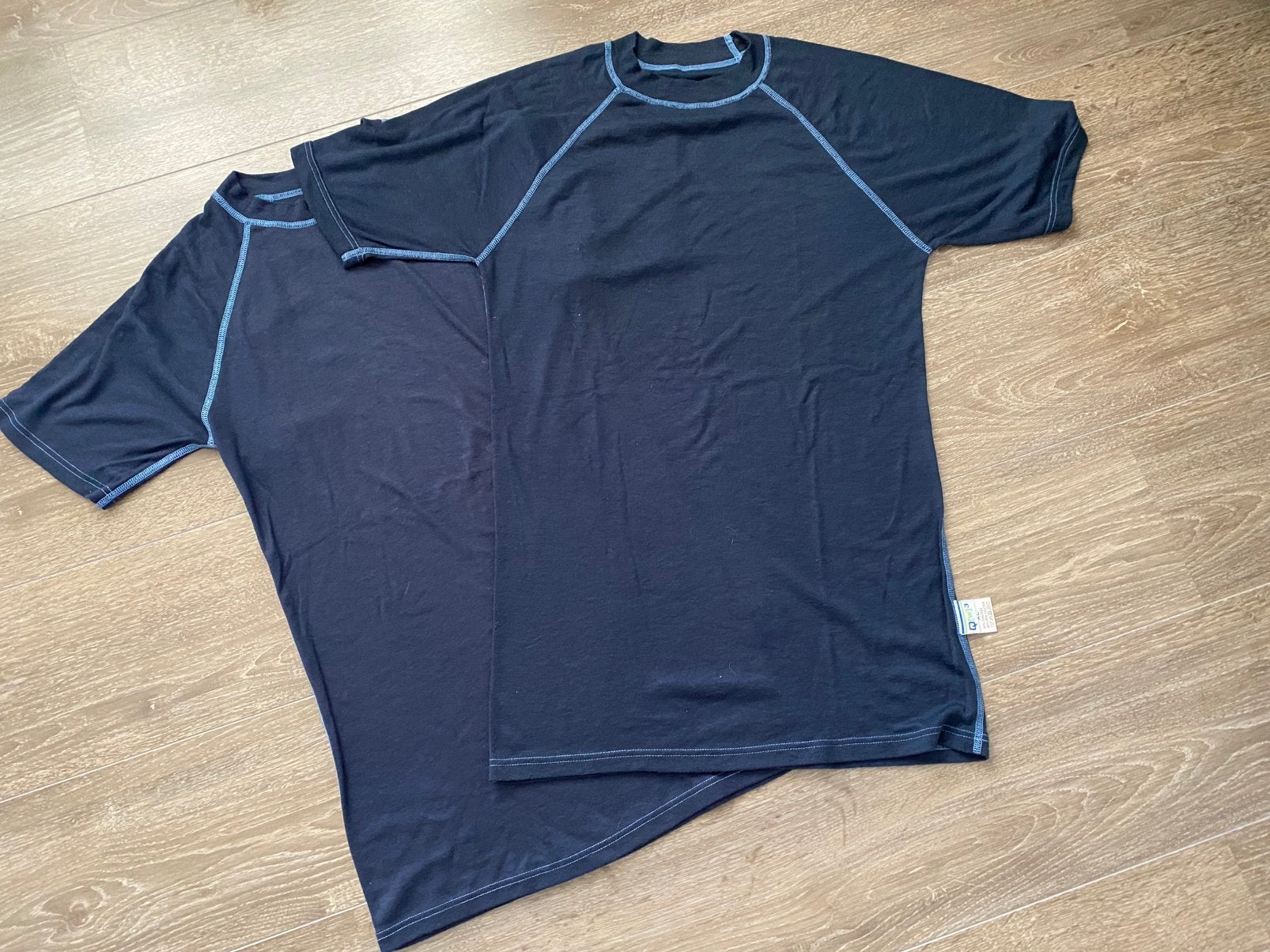 Z.G.A.N. 2x Heren thermoshirts thermo korte mouw maat XL, Kleding | Heren, Ophalen of Verzenden, Blauw, Hemd