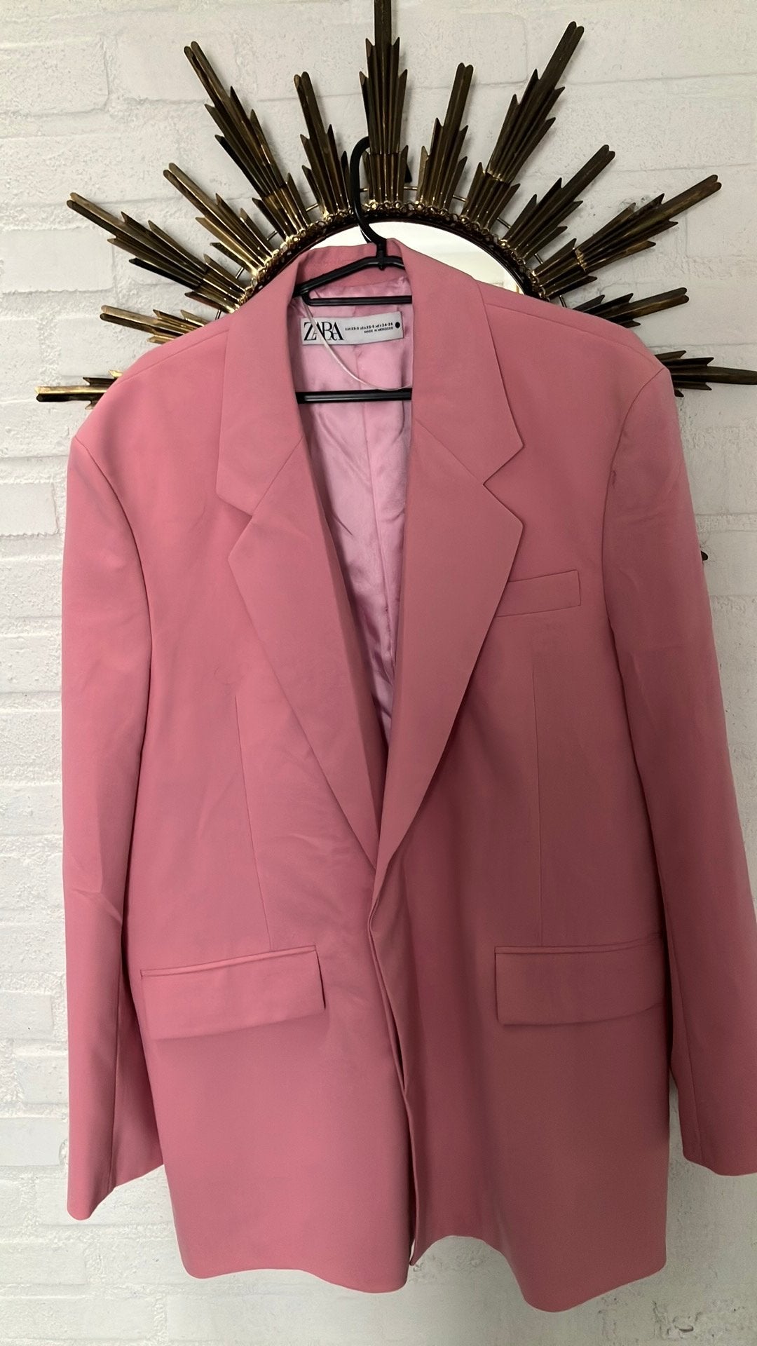 Nieuwe rose Zara blazer oversized, Ophalen of Verzenden, Nieuw, Roze