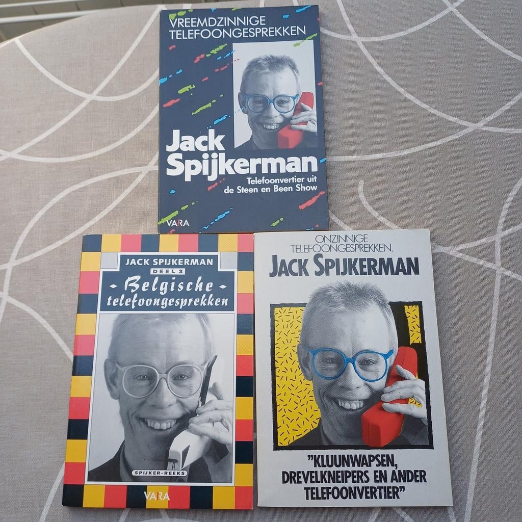 Jack spijkerman. "Telefoongesprekken" triologie., Boeken, Ophalen of Verzenden