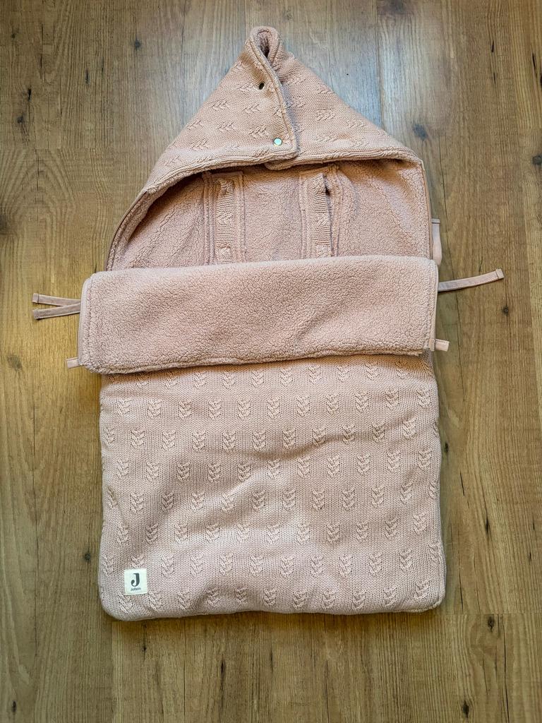 Jollein voetenzak grain knit 0+ 3/5 punt gordel, Ophalen of Verzenden, Zo goed als nieuw, 70 tot 85 cm, Overige typen