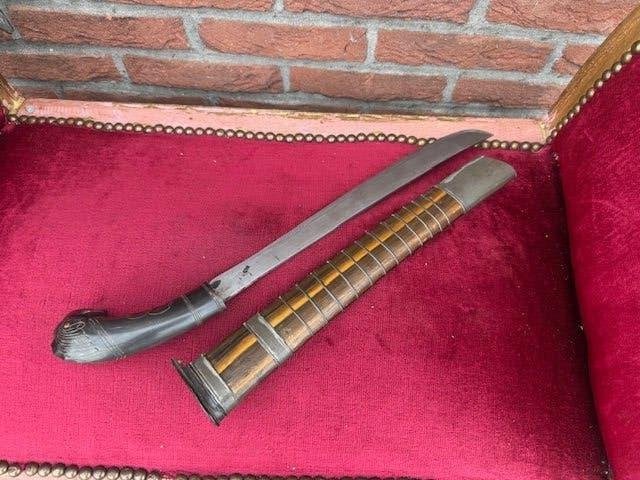 mooie Balinese pedang bentok/ golok/ zwaard, no kris, keris, Verzamelen, Militaria | Algemeen, Ophalen of Verzenden, Overige soorten