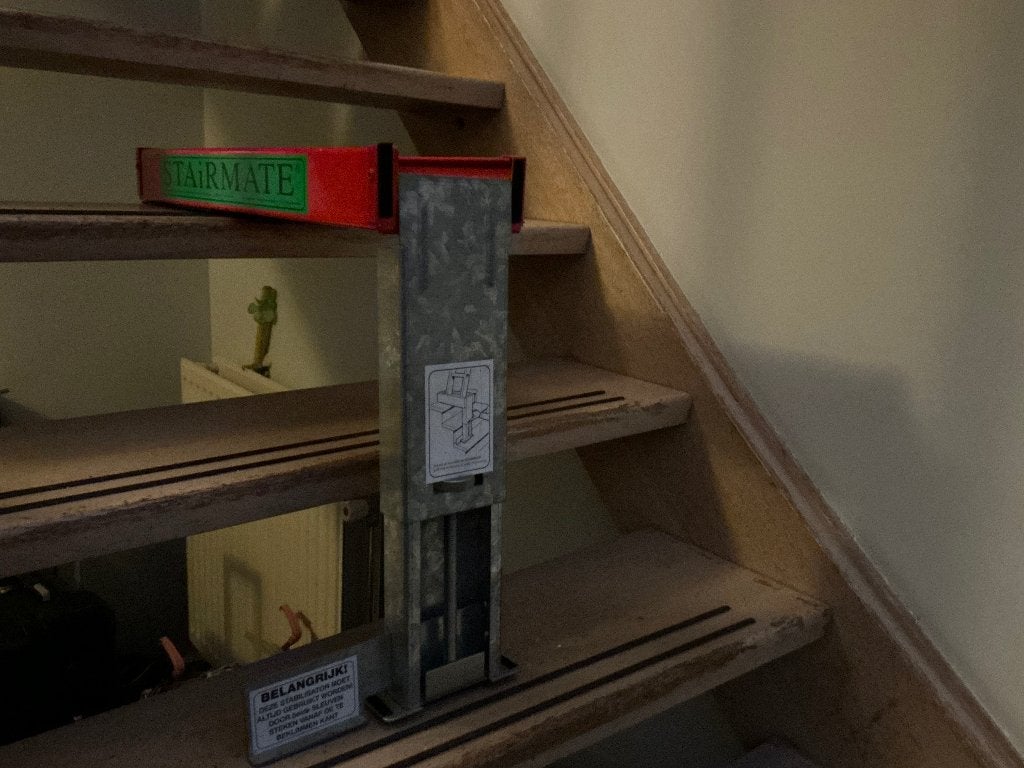 Laddersteun, Ophalen of Verzenden, Gebruikt, Opvouwbaar of Inschuifbaar, Minder dan 2 meter
