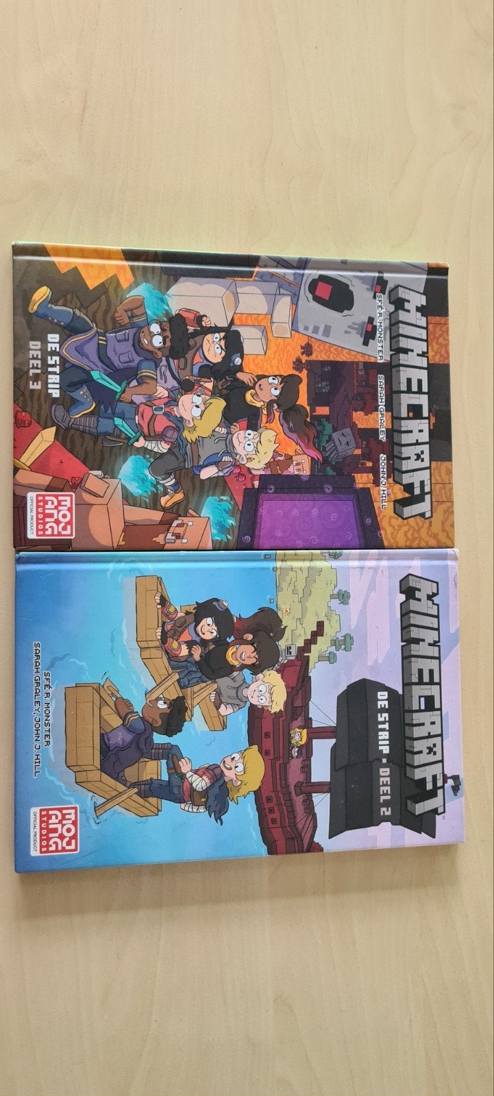 Minecraft De Strip - Zo goed als nieuw, Boeken, Stripboeken, Zo goed als nieuw, Meerdere stripboeken, Ophalen of Verzenden