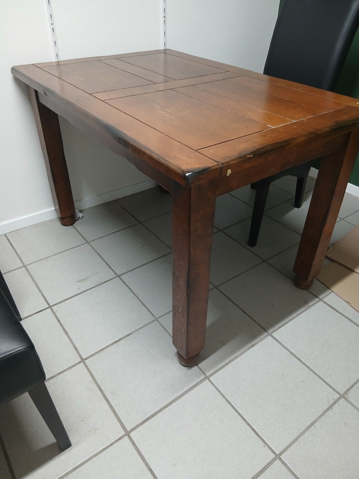 Houten eettafel - Gebruikt, Huis en Inrichting, Ophalen, Gebruikt, 100 tot 150 cm, 50 tot 100 cm