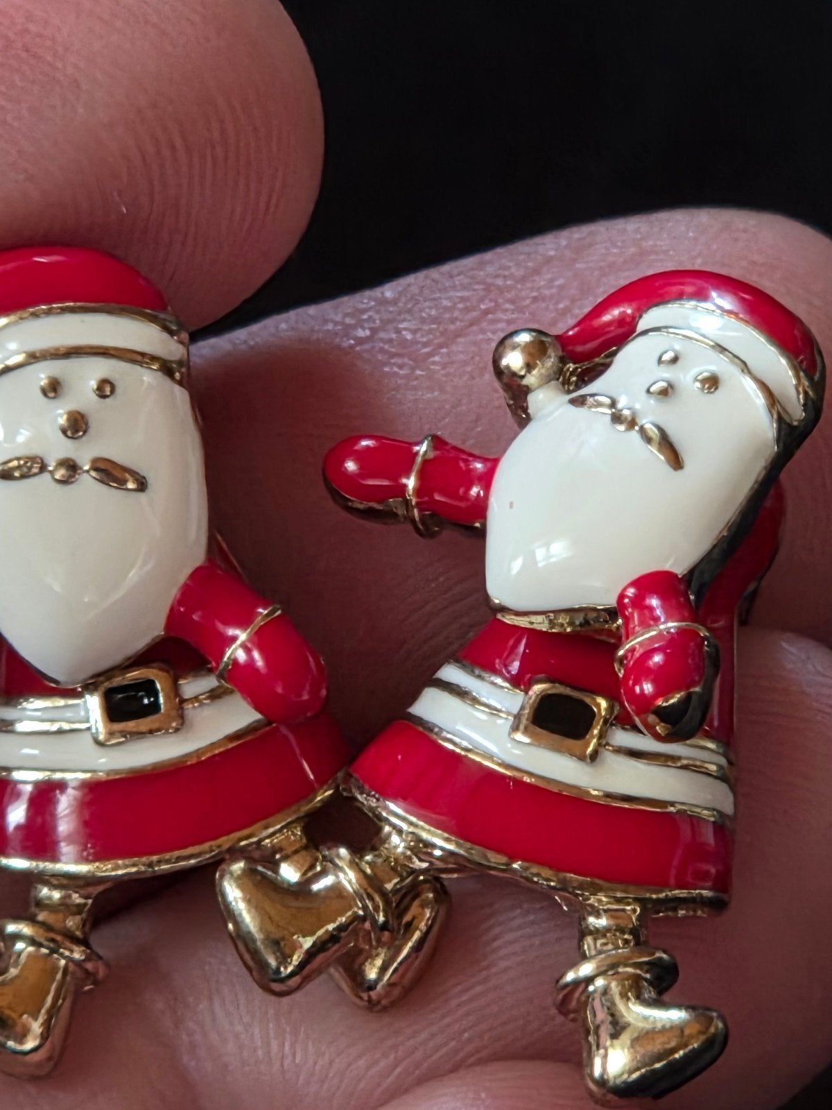 Nieuwe Kerstman Oorbellen Knopjes, Overige materialen, Nieuw, Ophalen of Verzenden, Knopjes of Stekers