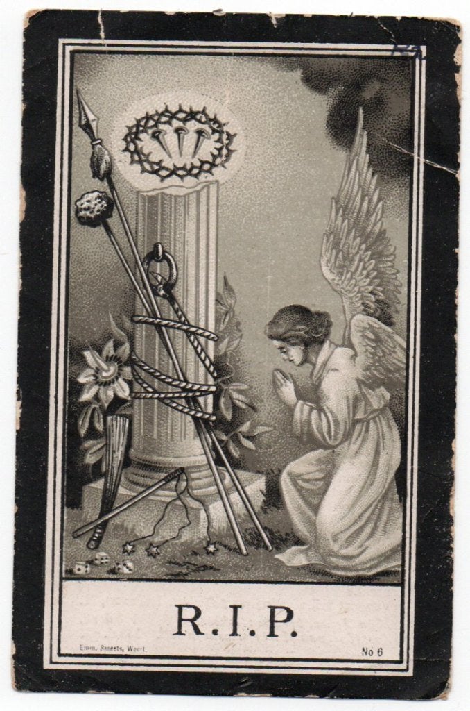 Bidprentjes, Ophalen of Verzenden, Bidprentje