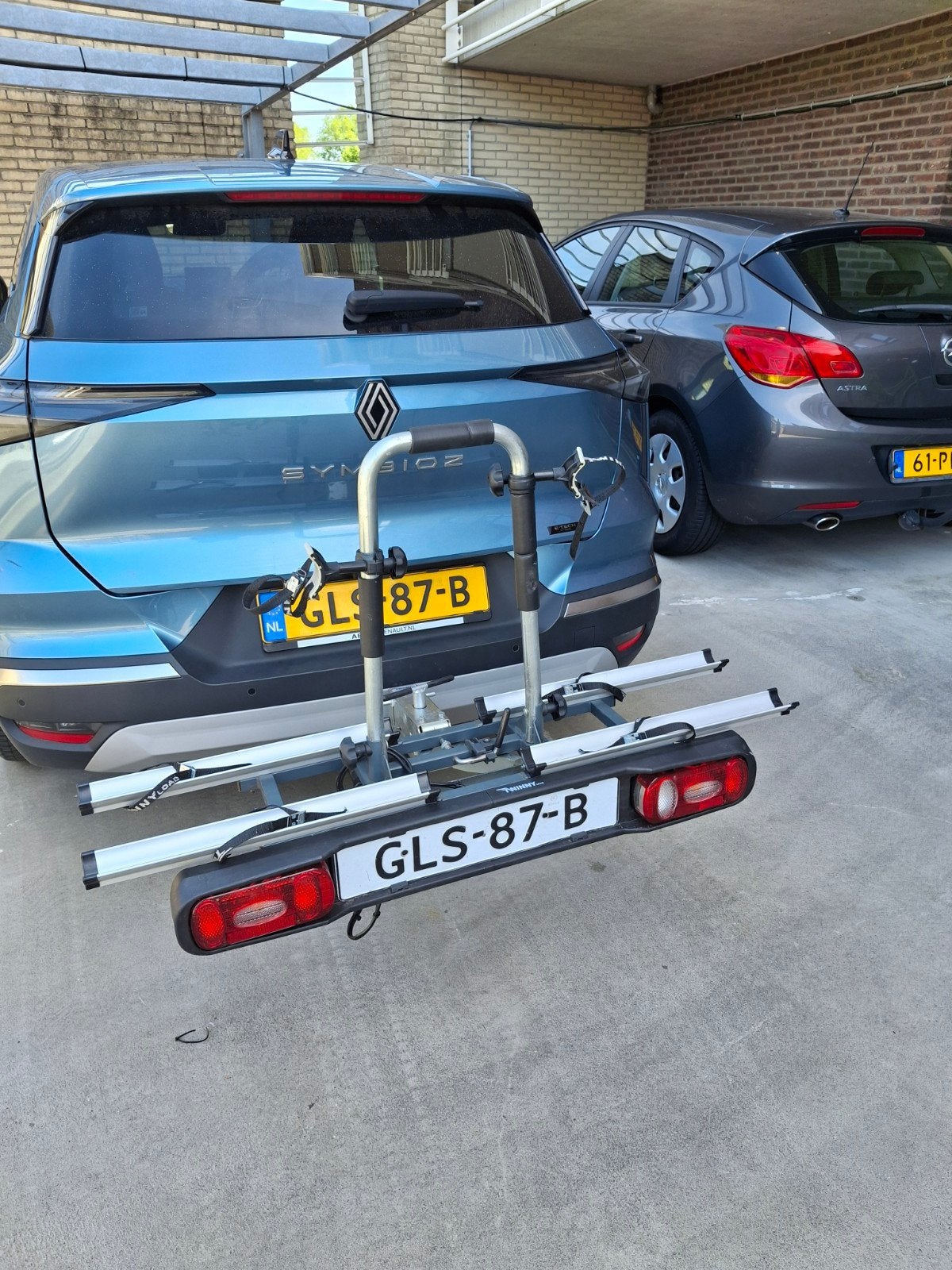 Twinny load als nieuw max 60 kilo draagvermogen, Ophalen, Elektrische fiets, Zo goed als nieuw, 2 fietsen