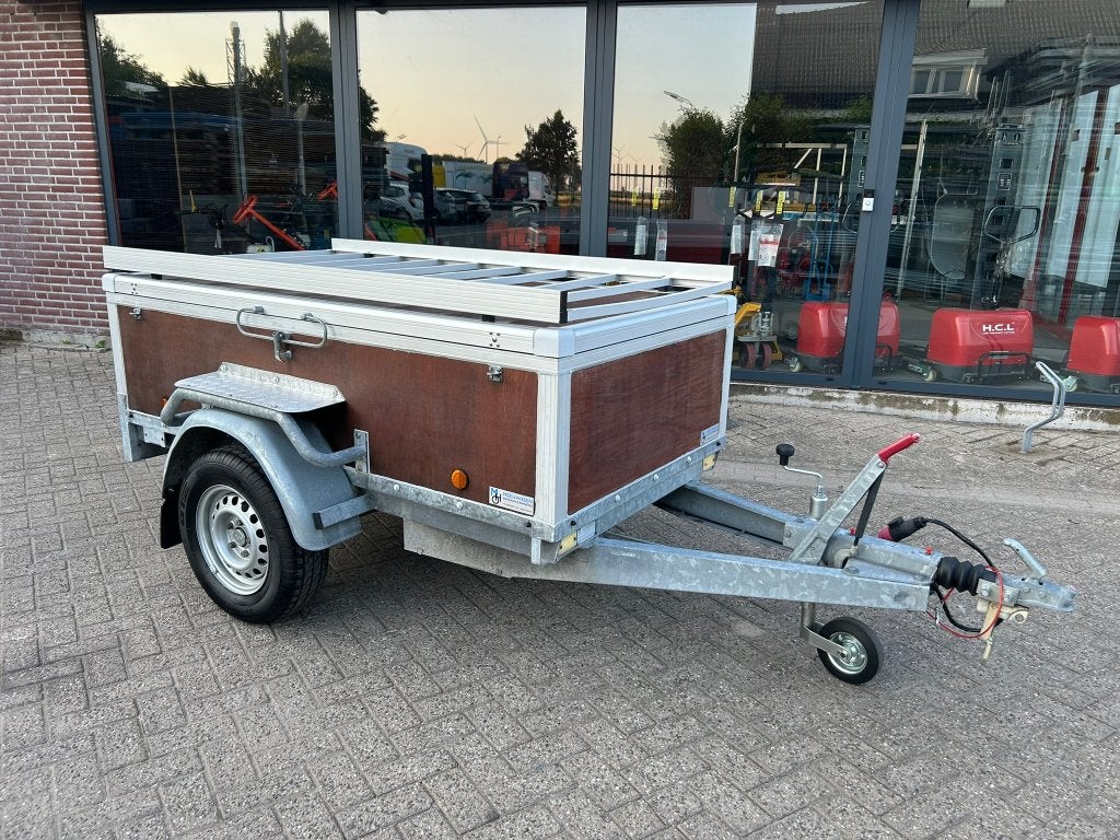 Verdonk bagagewagen/bagage wagen geremd 200x110CM 1000KG, Ophalen, Gebruikt