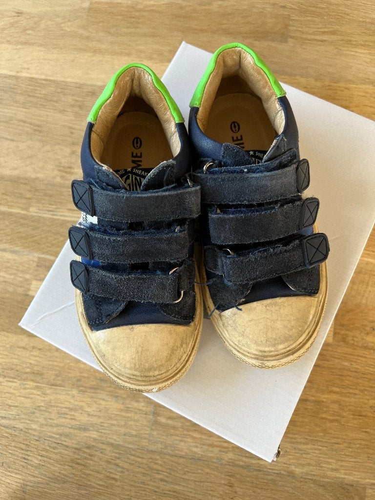 Shoesme jongens sneakers schoenen maat 28 blauw klittenband, Gebruikt, Schoenen, Ophalen of Verzenden, Shoesme