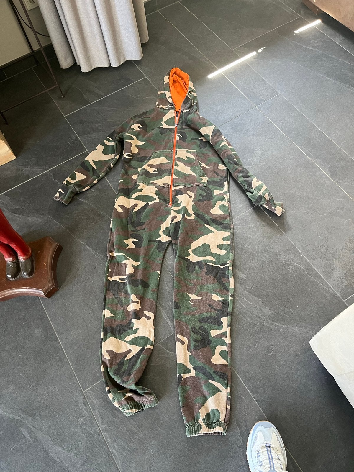 Camouflage onesie maat 152-158 (maat 13), Ophalen of Verzenden, Gebruikt, Jongen of Meisje, Nacht- of Onderkleding