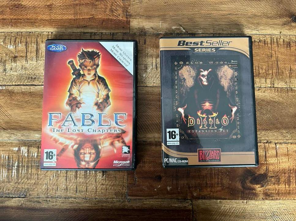 Fable/ diablo 2 PC, Spelcomputers en Games, Games | Pc, 1 speler, Ophalen of Verzenden, Zo goed als nieuw, Role Playing Game (Rpg)