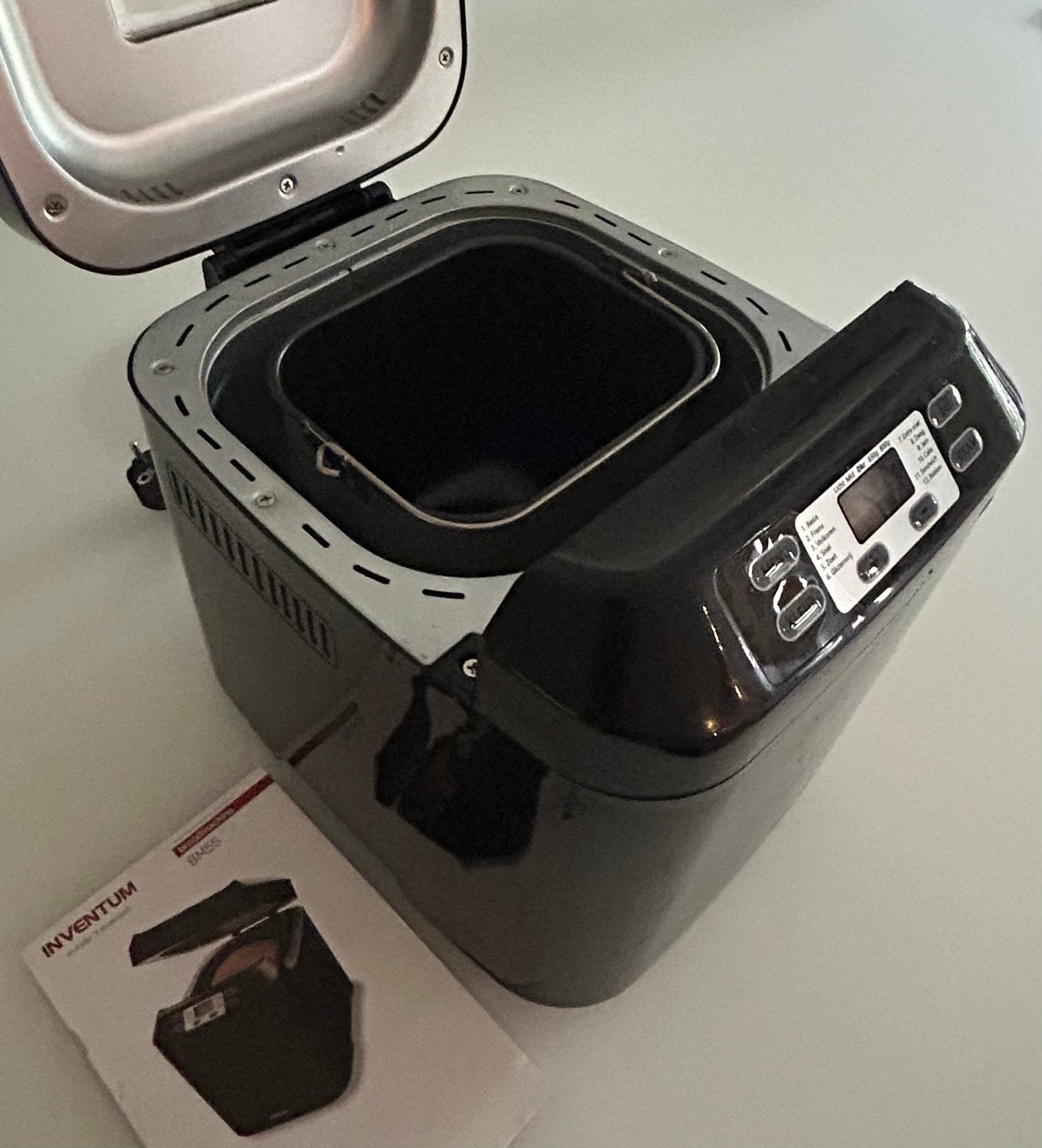 Inventum Broodbakmachine BM55- Zwart, Gebruikt, 800 tot 1200 gram deeg, Kijkvenster, Ophalen