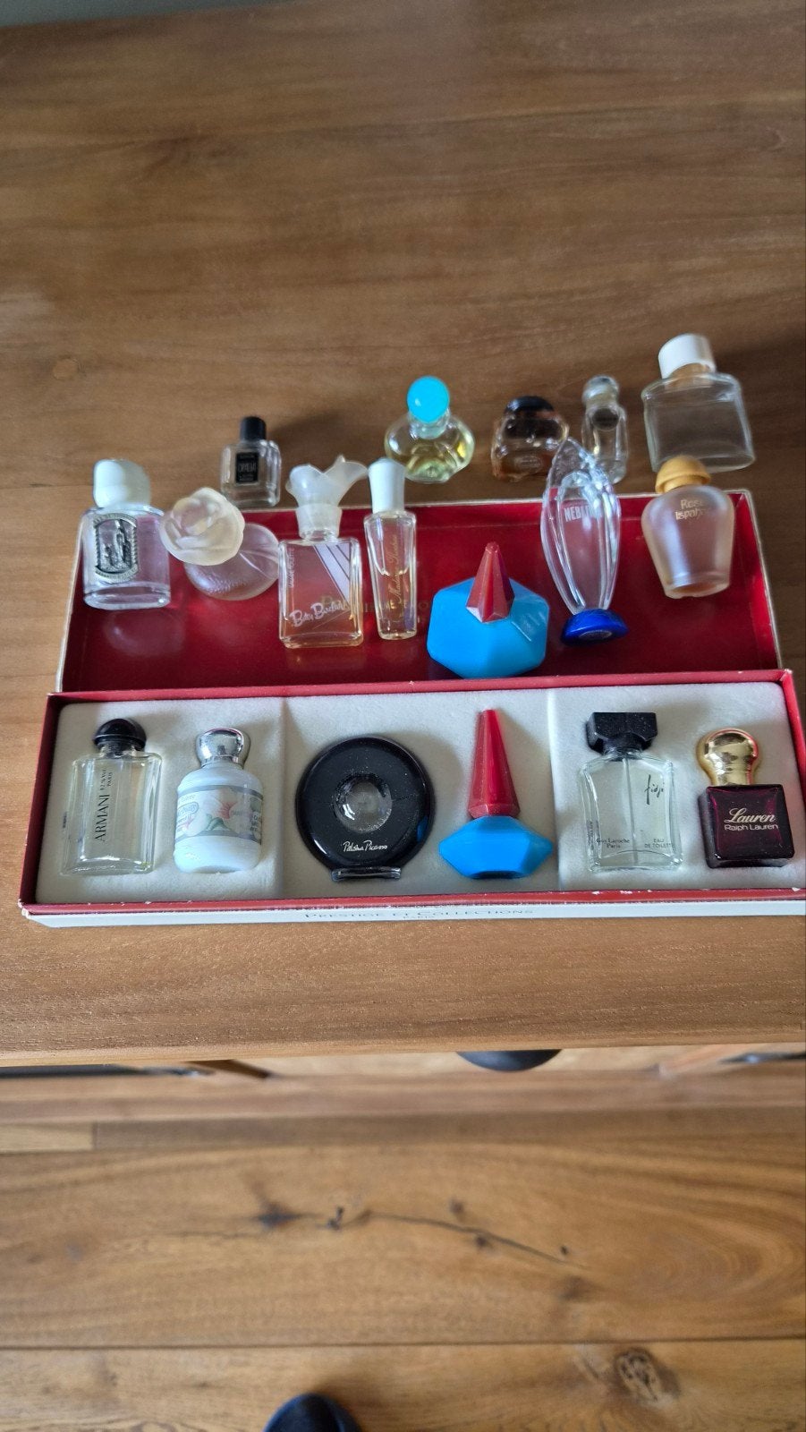 18x Parfum Miniaturen Collectie - Leeg, Goede Staat, Ophalen of Verzenden