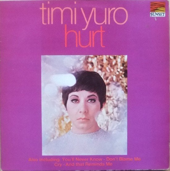 LP - Timi Yuro ‎– Hurt, Cd's en Dvd's, Vinyl | Pop, Gebruikt, Beschermende buitenhoes, 12 inch, Ophalen of Verzenden