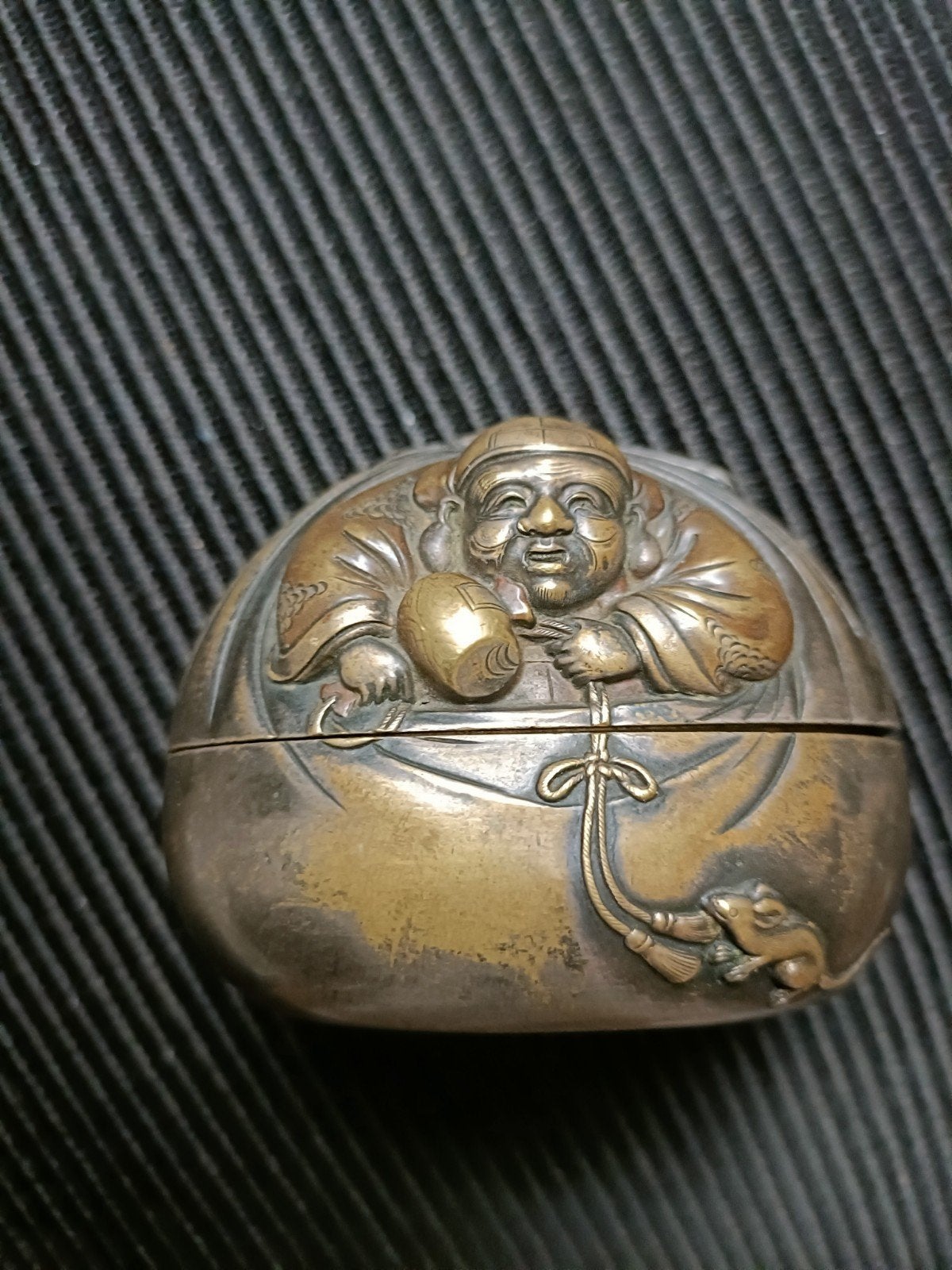 Japans Meiji brons kogo kobako, Ophalen of Verzenden