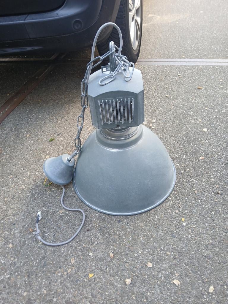 Metalen hanglamp Industrial look, Ophalen of Verzenden, Minder dan 50 cm