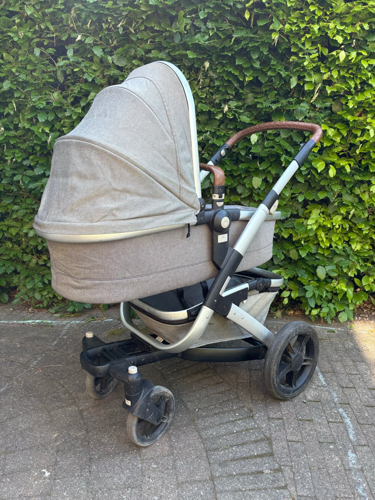 Joolz Geo kinderwagen met reiswieg en zitje - Grijs, Ophalen, Gebruikt, Combiwagen, Met reiswieg