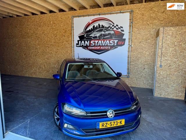 Volkswagen Polo 1.0 TSI Highline, Voorwielaandrijving, Euro 6, Blauw, Origineel Nederlands