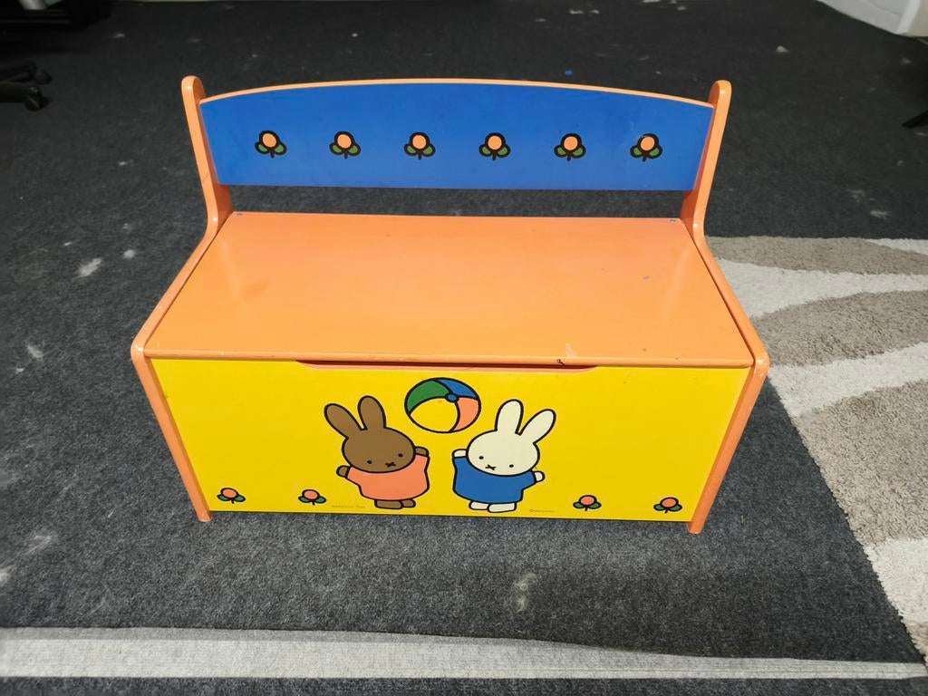 Nijntje Houten Speelgoedbankje met Opbergruimte, Ophalen