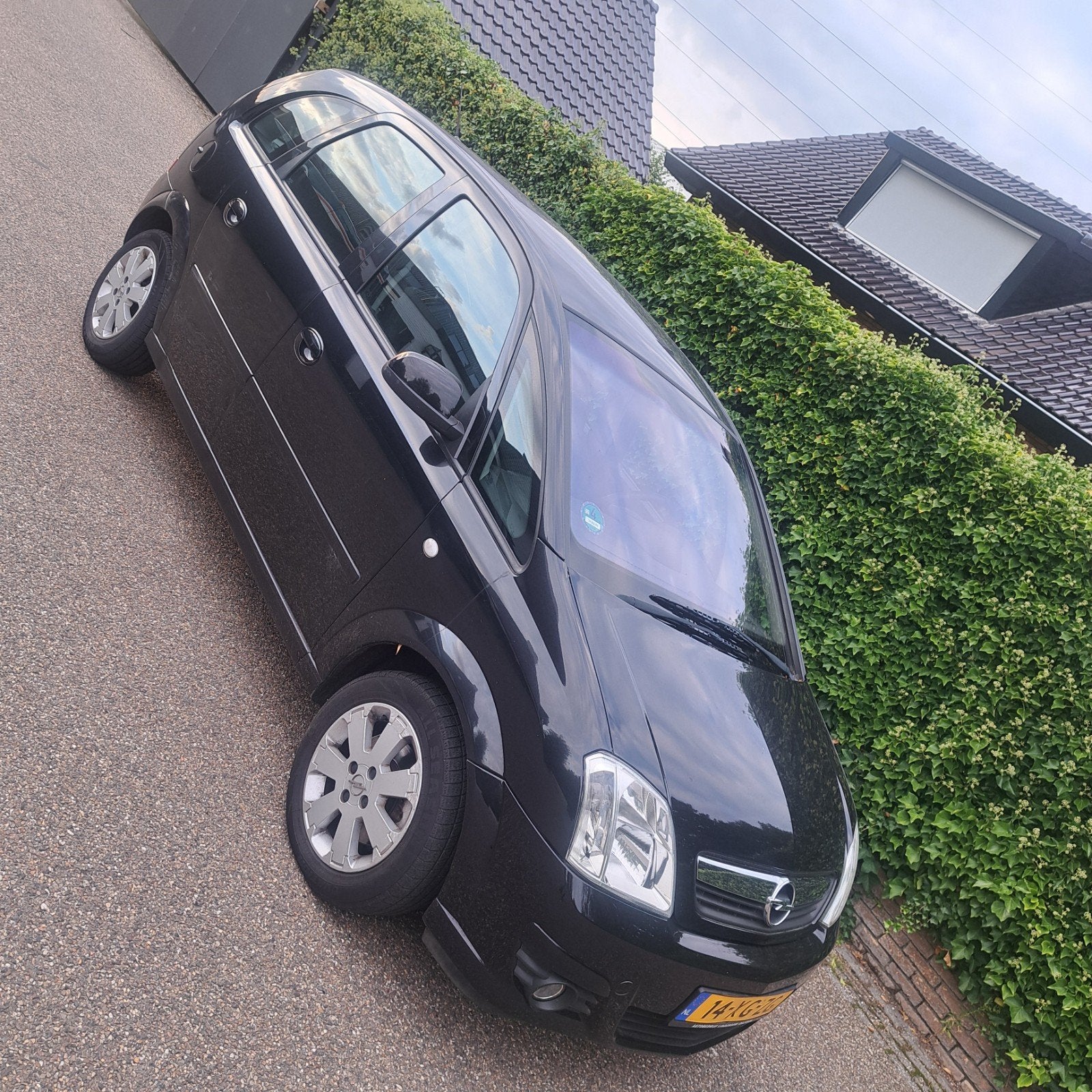 Opel Meriva 1.6 16V 77KW Easytronic 2007 NIEUWE APK, Auto's, 15 km/l, 4 cilinders, Zwart, Origineel Nederlands