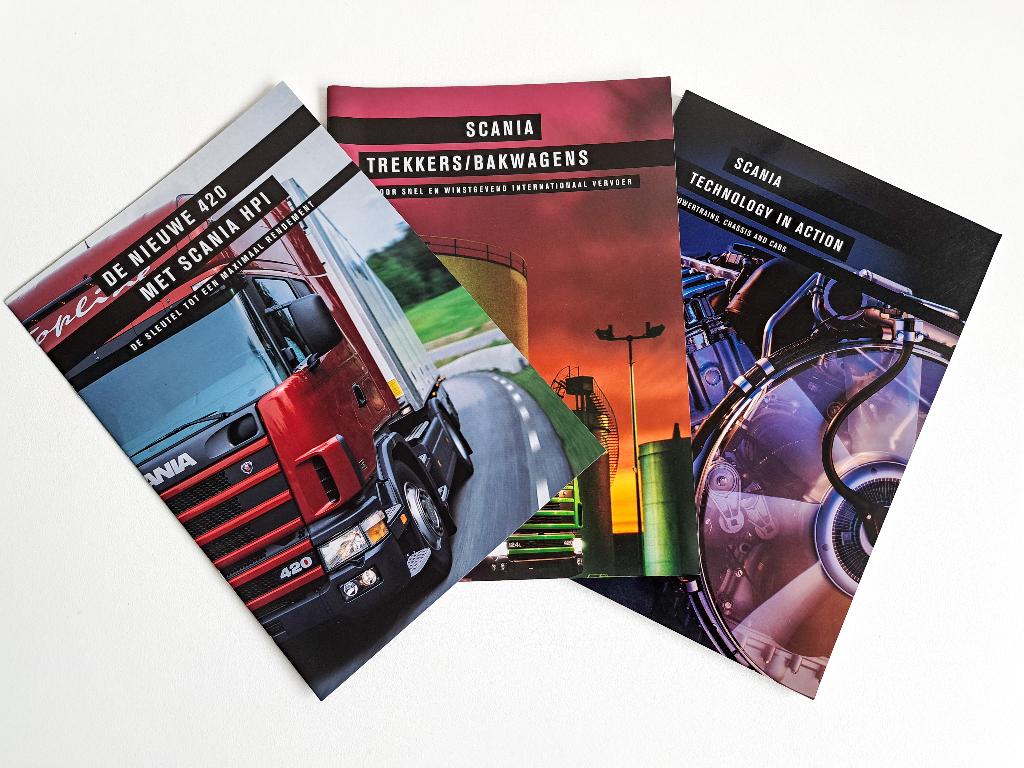 Scania 4 serie brochures 94 114 124 144 164, Ophalen of Verzenden, Nieuw, Overige merken