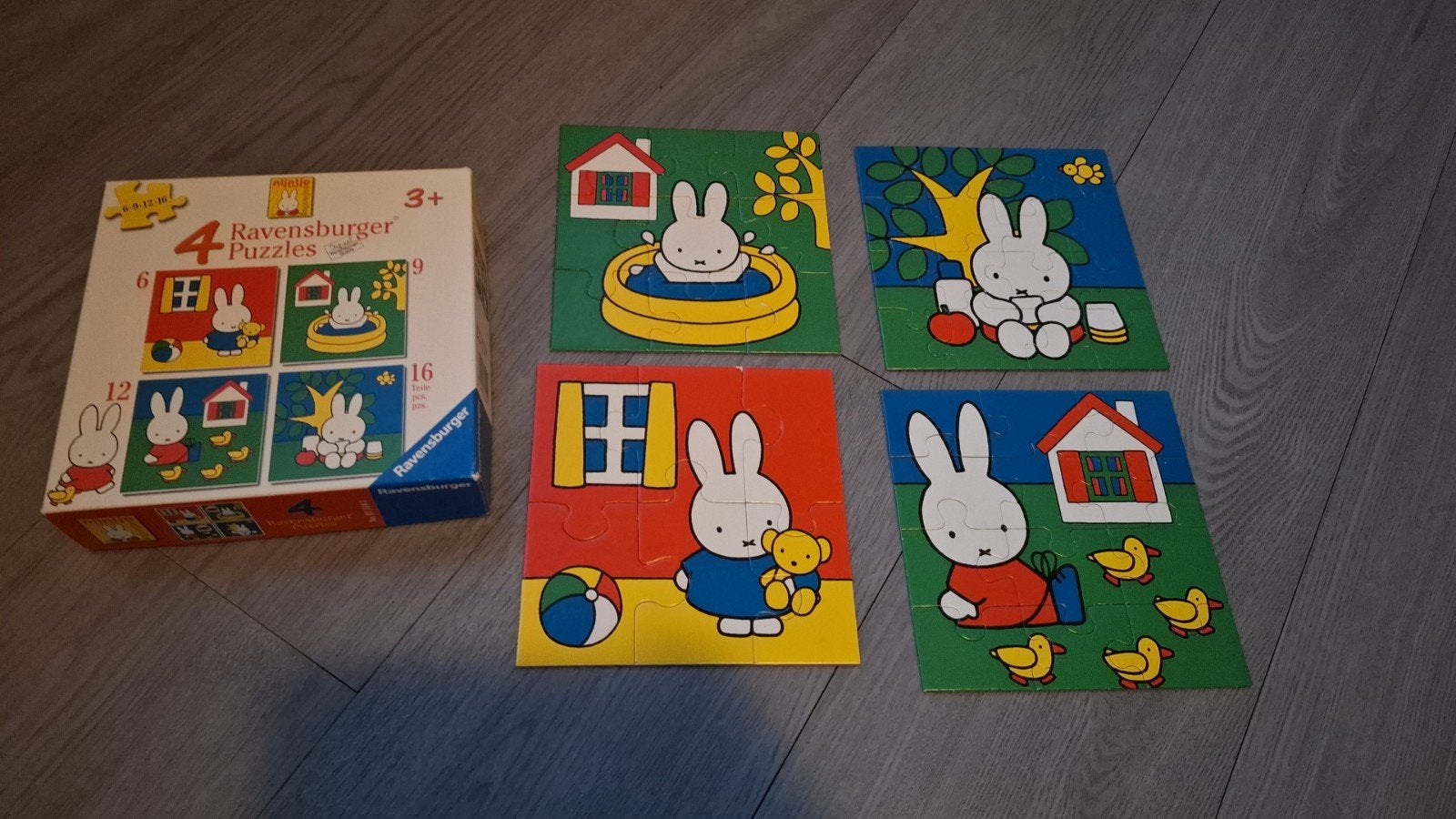 Nijntje puzzel, Ophalen of Verzenden, Minder dan 10 stukjes, Zo goed als nieuw
