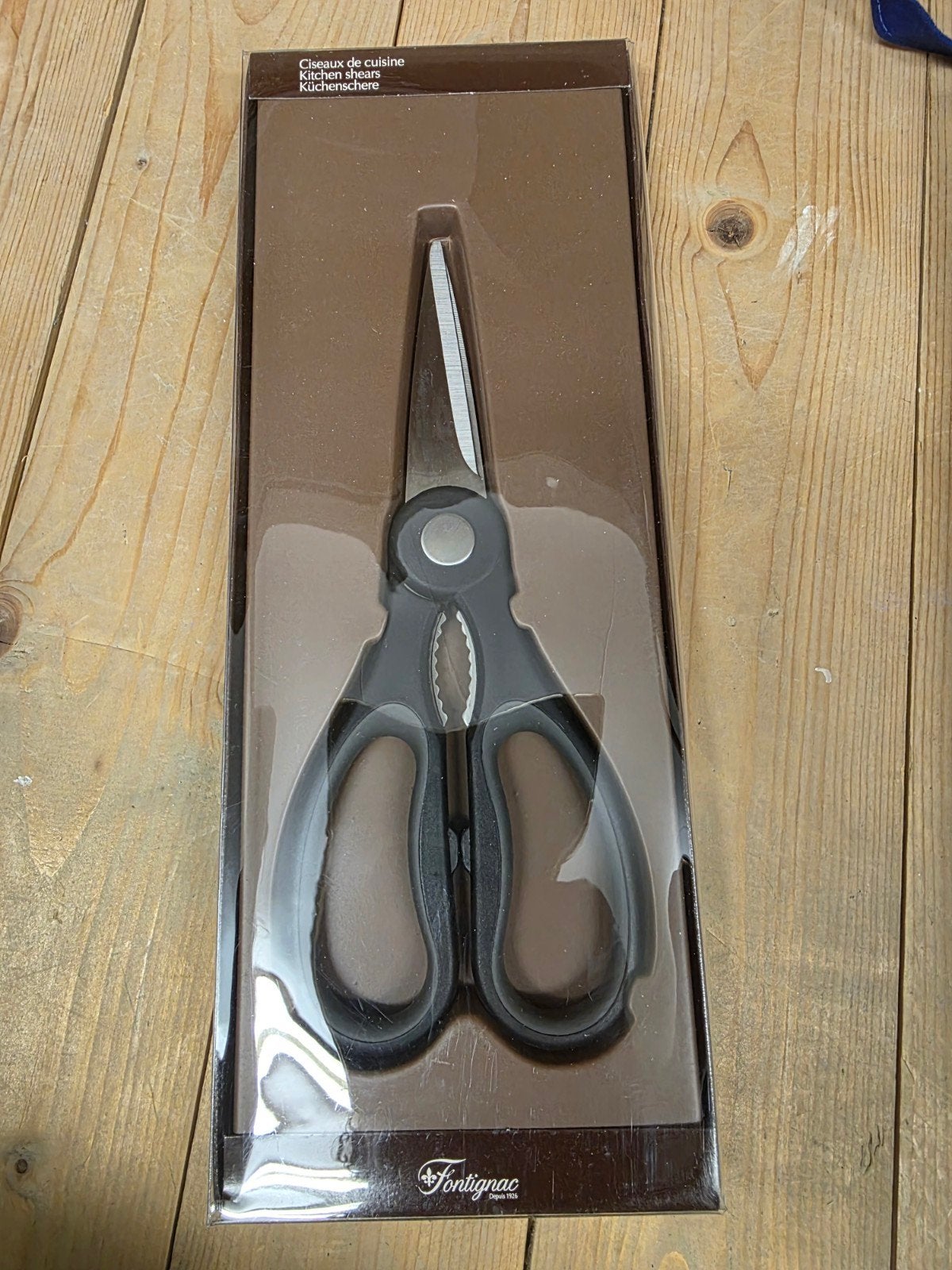 Fontignac Keukenschaar - Nieuw in verpakking, Overige typen, Nieuw, Ophalen of Verzenden, Zwart