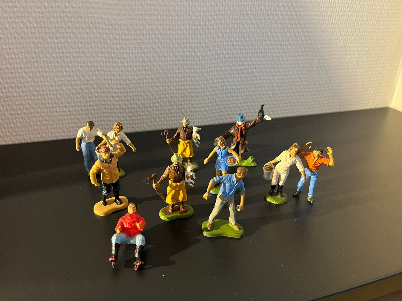11 figuren britains 1:32, Hobby en Vrije tijd, Ophalen of Verzenden, Zo goed als nieuw, Tractor of Landbouw, Britains