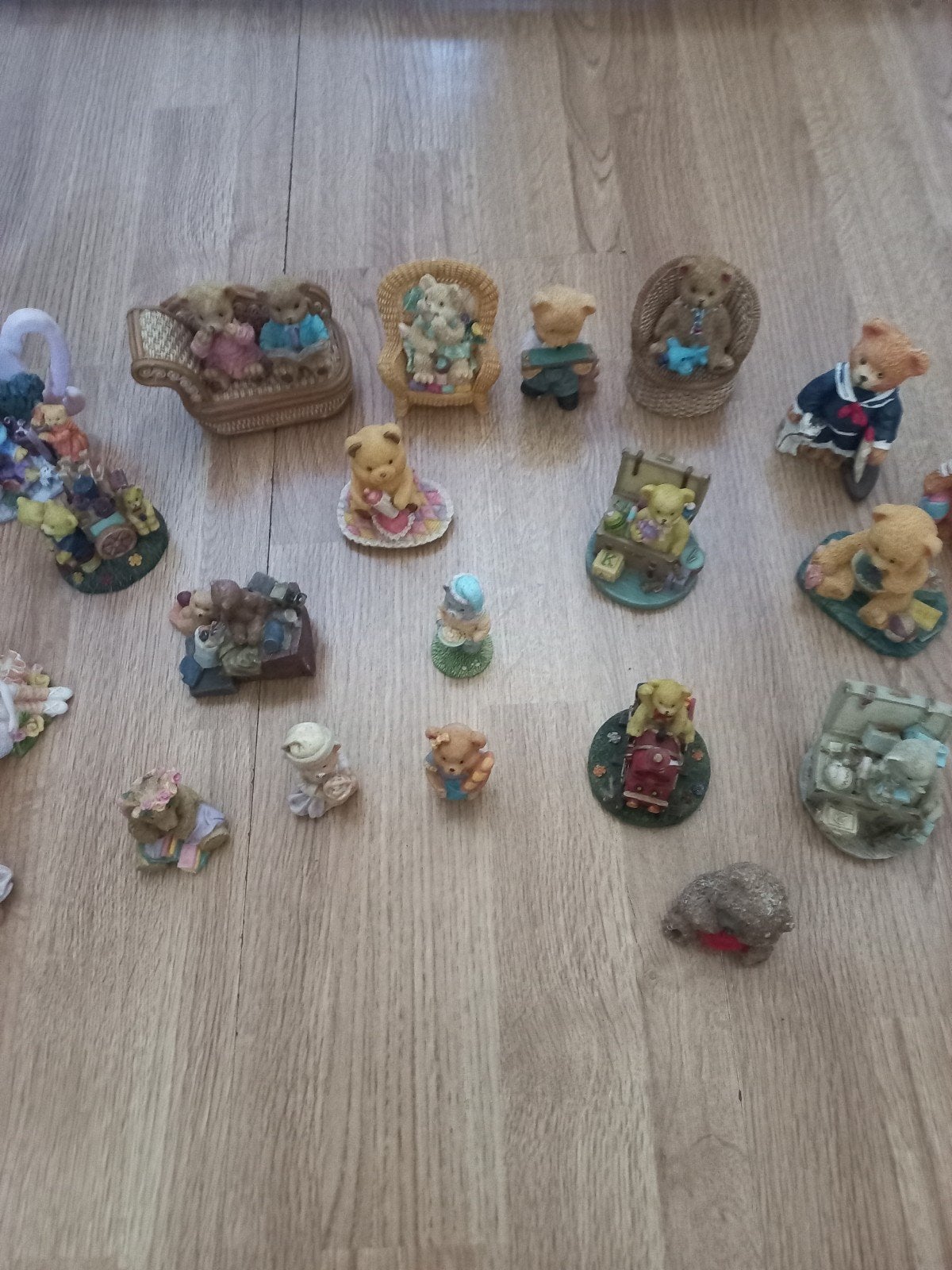 Verzameling beeldjes veel berenbeeldjes, Ophalen of Verzenden, Zo goed als nieuw, Decoratie