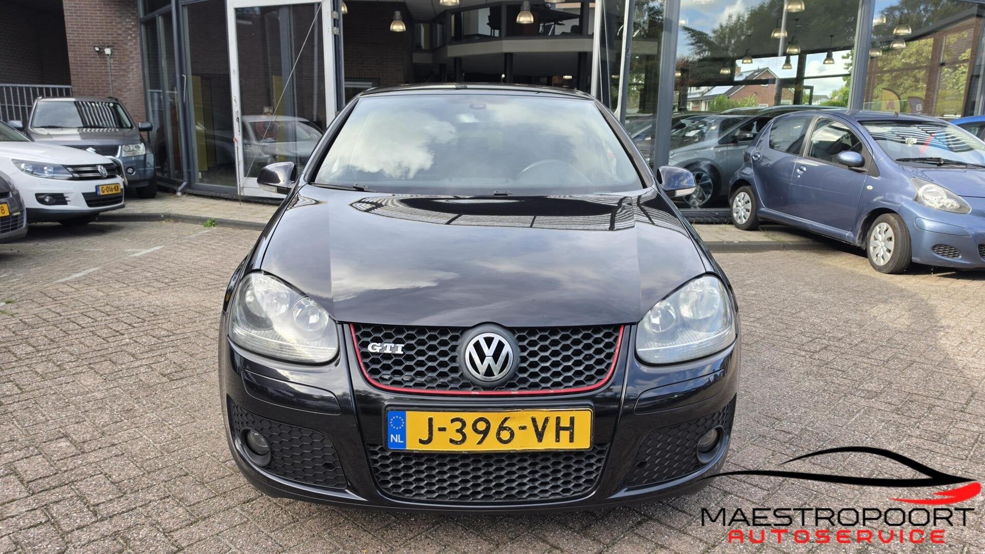 Volkswagen Golf 2.0 TFSI GTI, Gebruikt, 4 cilinders, Zwart, Bedrijf