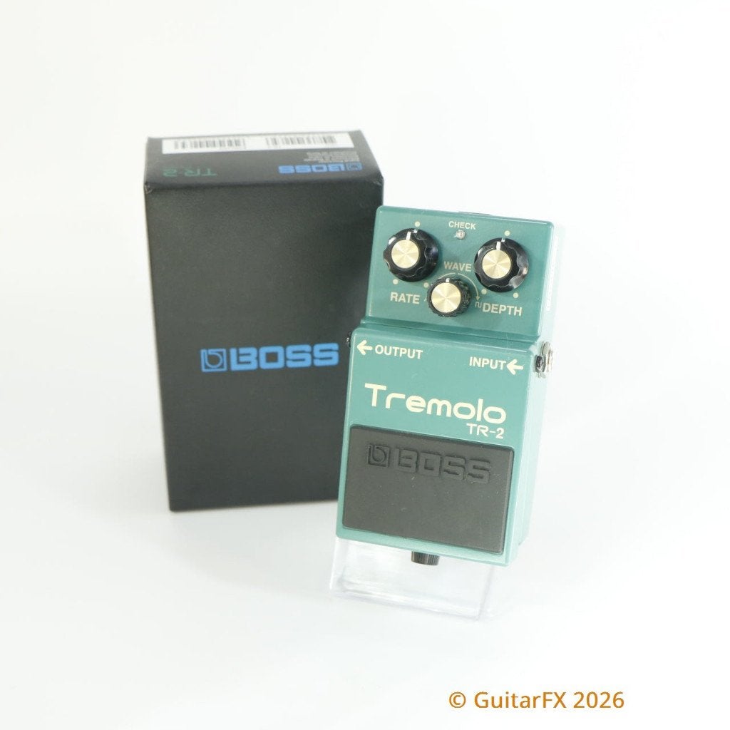 Boss TR-2 Tremolo (modded naar studio kwaliteit, s/n P4E6399, Gebruikt, -, -, Ophalen of Verzenden